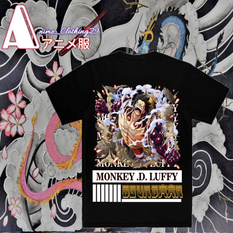 Jual KAOS One Piece Monkey D Luffy Gear 4 Anime One Piece T Shirt