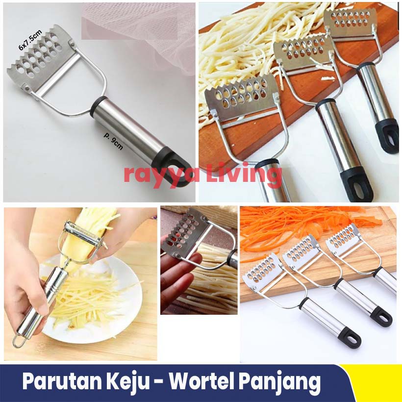 Jual Parutan Keju Gondrong Panjang Parutan Wortel Stainless Shopee