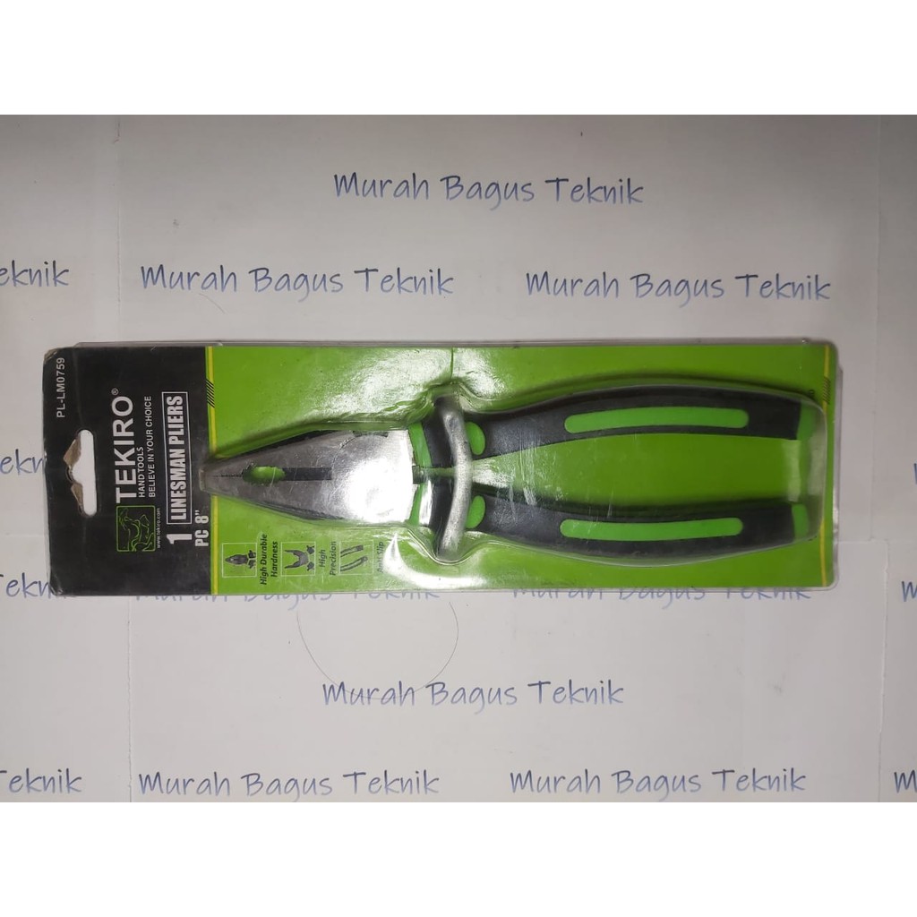 Jual TEKIRO TANG KOMBINASI 8 INCHI LINESMAN PLIERS Shopee Indonesia