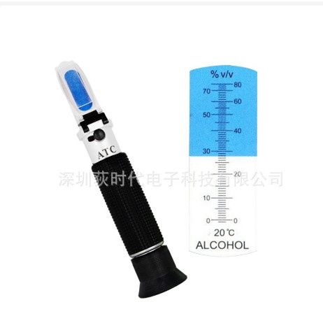 Jual Refractometer Alcohol 0 80 Alat Ukur Kadar Alkohol Shopee Indonesia