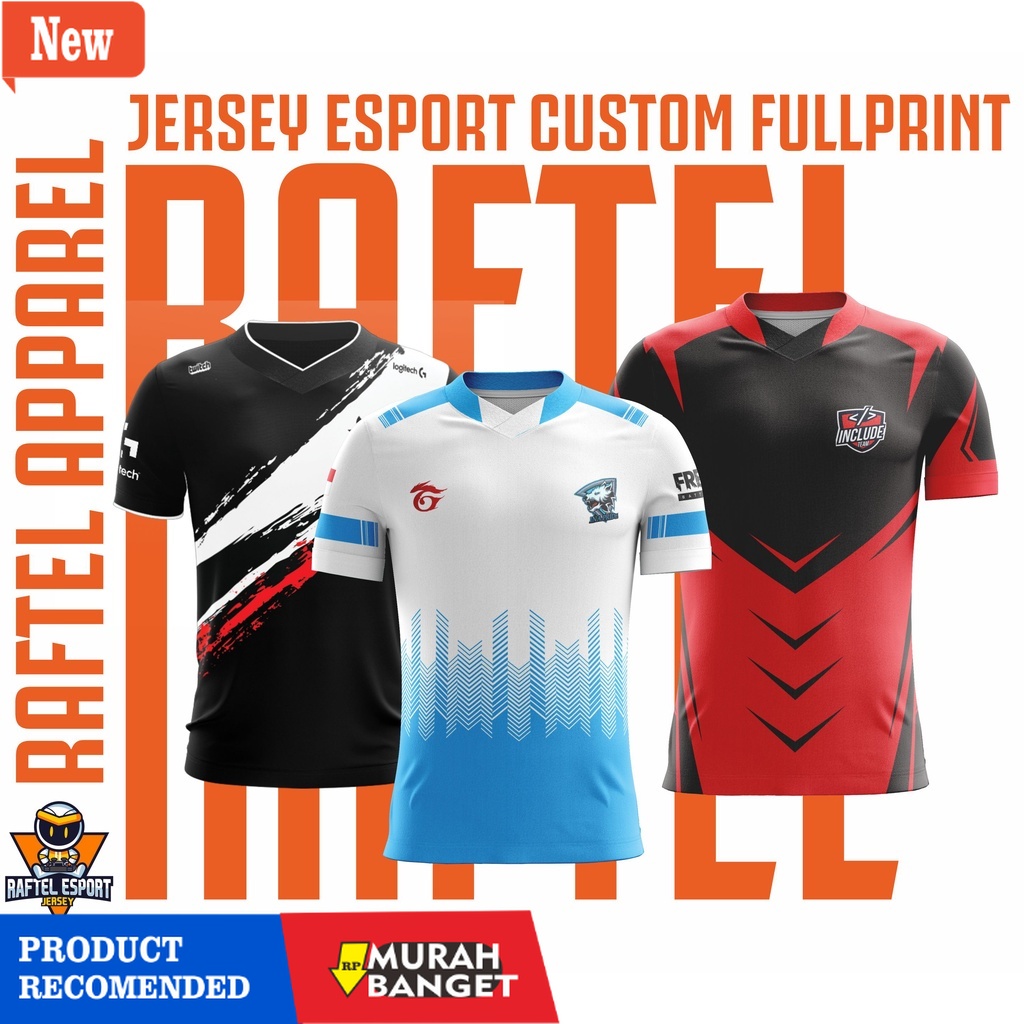 Jual Baju Olahraga Terbaru Jersey Baju Gaming Game Esport Custom Full