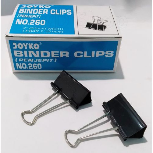 Jual BINDER CLIP JOYKO 260 12 PCS Shopee Indonesia