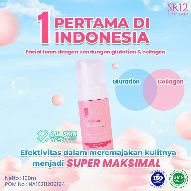 Jual Facial Foam Gluthatione Sabun Cuci Muka Sabun Collagen Sabun