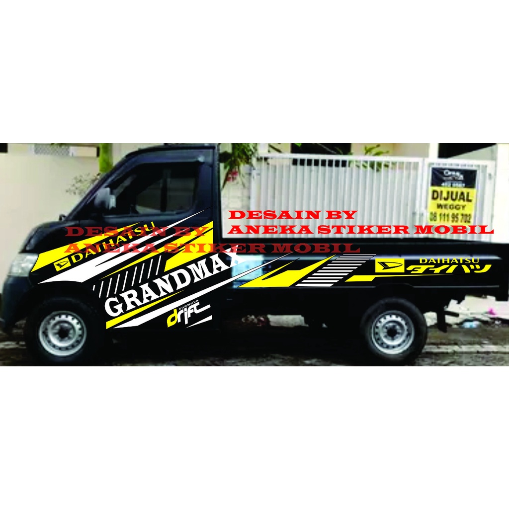 Jual Stiker Mobil Pick Up Carry Futura Apv Grandmax L300 Tss Terbaru