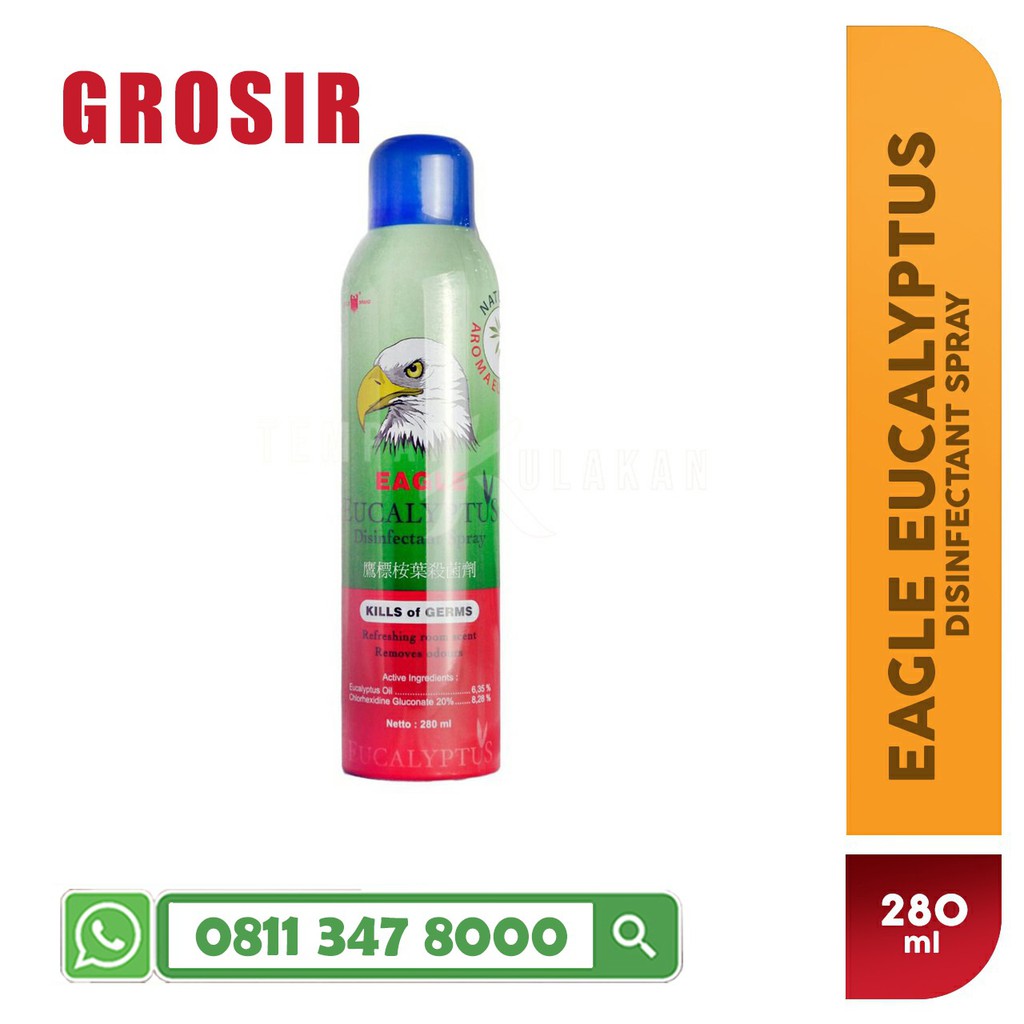 Jual Eagle Eucalyptus Disinfectant Spray 280 Ml Shopee Indonesia