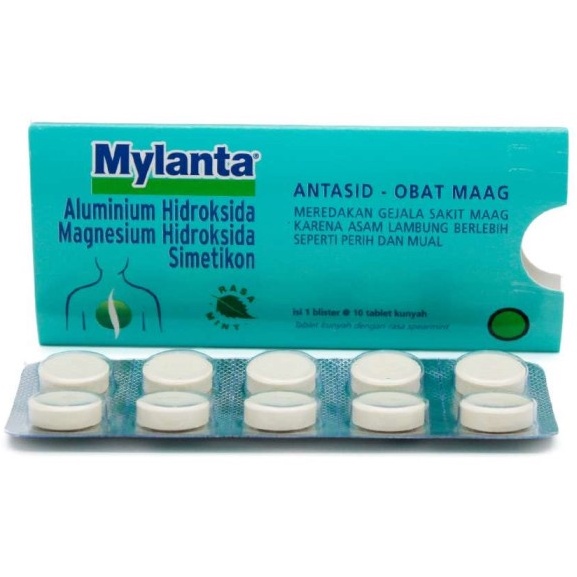 Jual Mylanta Tablet Blister Isi Tablet Obat Maag Obat Lambung Asam