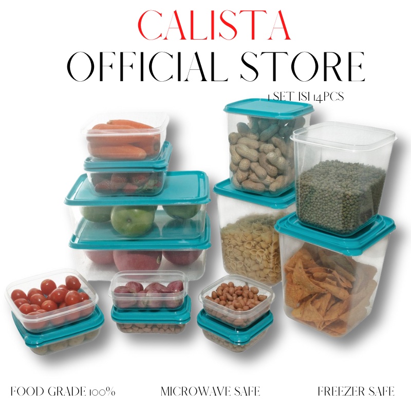 Jual Toples Plastik Toples Set Calista Otaru Bening Pcs Toples Kulkas