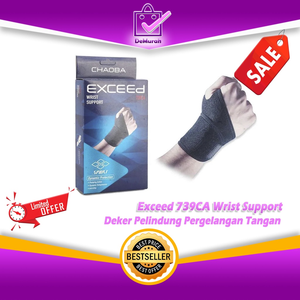 Jual Exceed 739CA Wrist Support Deker Pelindung Pergelangan Tangan