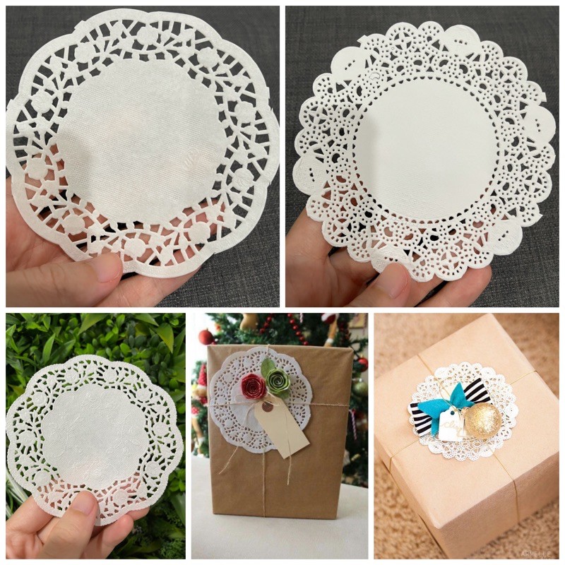 Jual 5pcs Kertas Doilies Paper Doyleys Doily Paper Shopee Indonesia