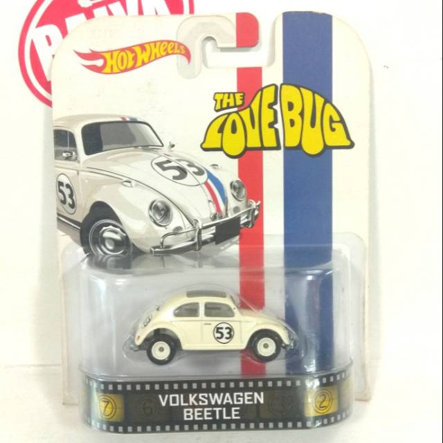 Jual Hot Wheels Retro Vw Volkswagen BEETLE The Love Bug Herbie Ban