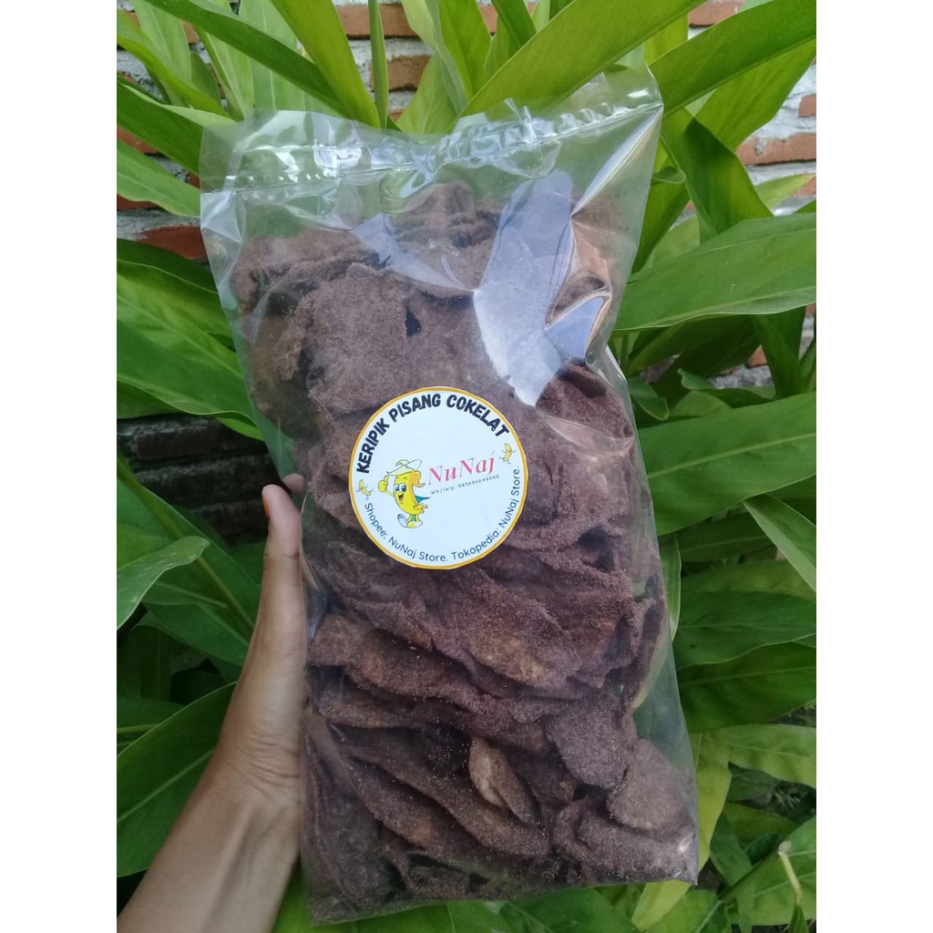 Jual Keripik Pisang Cokelat Nunaj Kg Shopee Indonesia