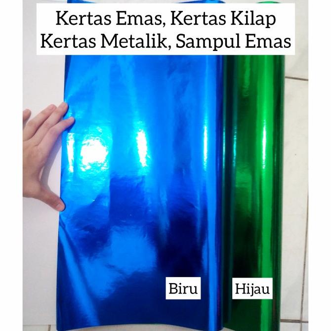 Jual Kertas Emas Sampul Emas Kertas Kilap Kertas Metalik Per Lembar