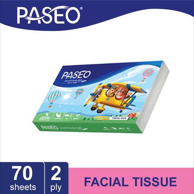 Jual Paseo Character Tissue Wajah Travel Pack Sheets Shopee Indonesia