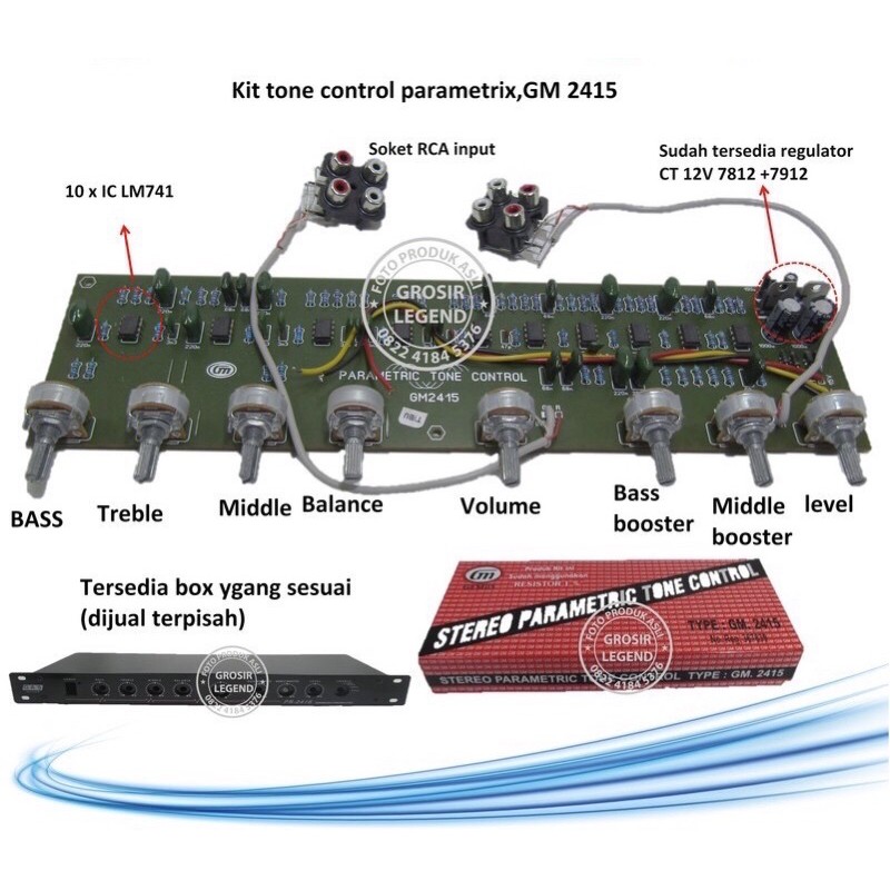 Jual Kit Tone Control Parametric Gm Shopee Indonesia