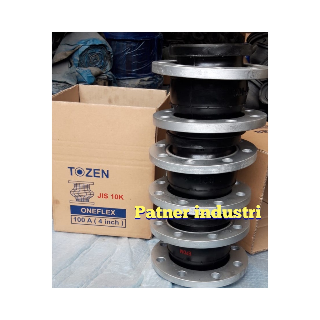 Jual Flexibel Tozen Rubber Joint JIS 10k 4 Inch Oneflek EPDM Shopee