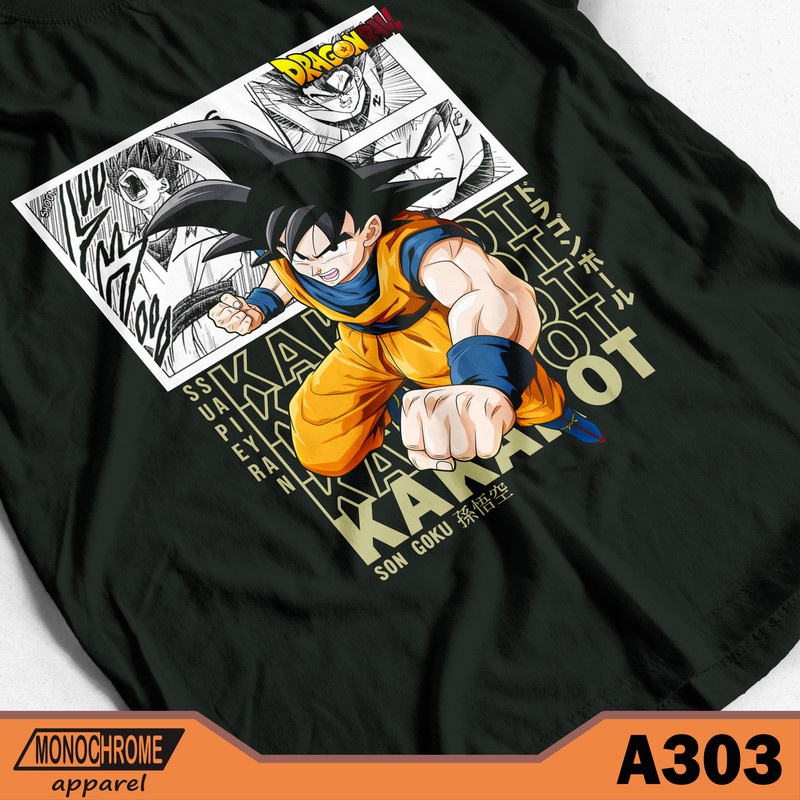 Jual A303 Kaos Baju Distro Pria Anime Jepang Dragon Ball Son Goku