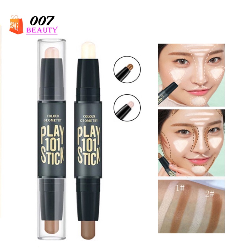 Jual Lameila Colour Geometry Face Stick Contour Duo Cocealer