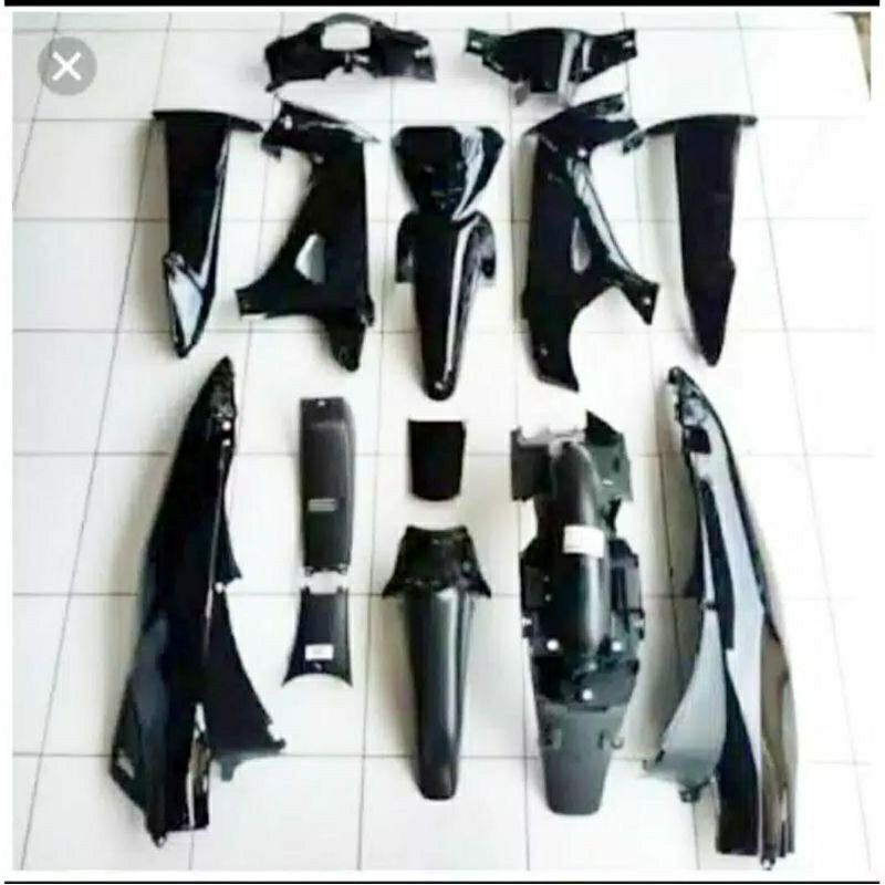 Jual Paket Cover Body Karisma X 125 Fullset Bodi Motor Honda Kharisma X