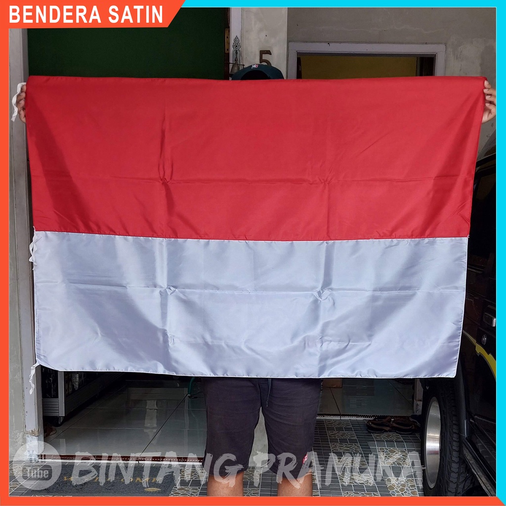 Jual Bendera Merah Putih Ukuran X Bahan Satin Berkualitas Bendera