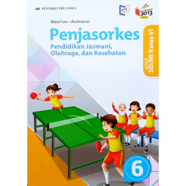 Jual Buku Penjasorkes SD MI Kelas 1 2 3 4 5 6 Penerbit Erlangga