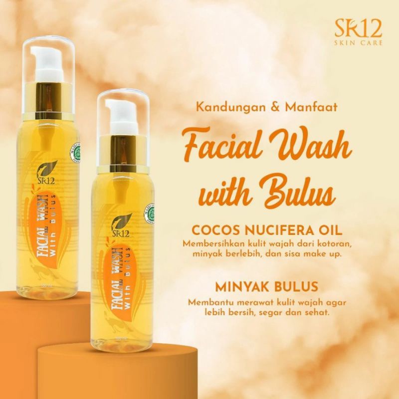 Jual Facial Wash With Bulus Sr12 Sabun Cuci Muka Dengan Kandungan Bulus