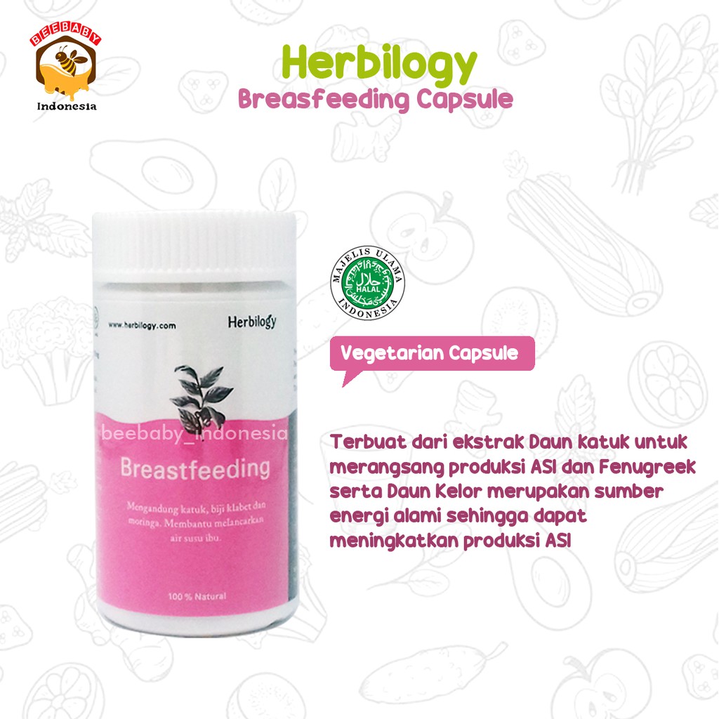 Jual Herbilogy Breastfeeding Capsule ASI Booster 60 Capsules Shopee