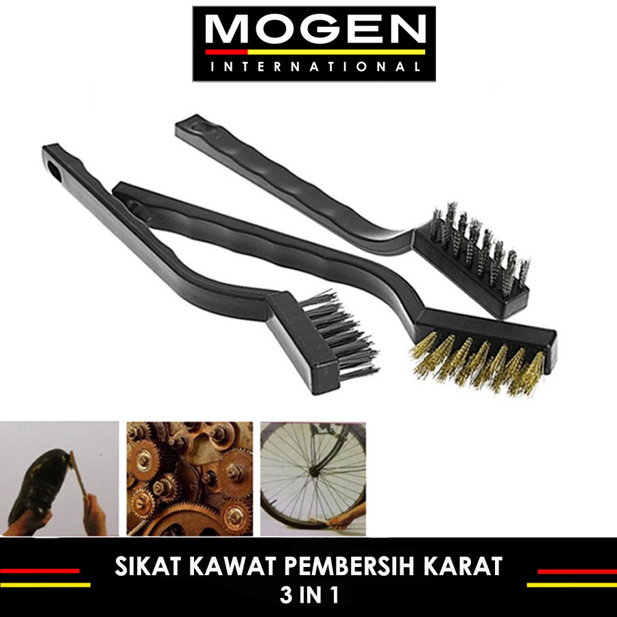 Jual Sikat Kawat Pembersih Karat Kuningan Baja Metal Nylon In Wire