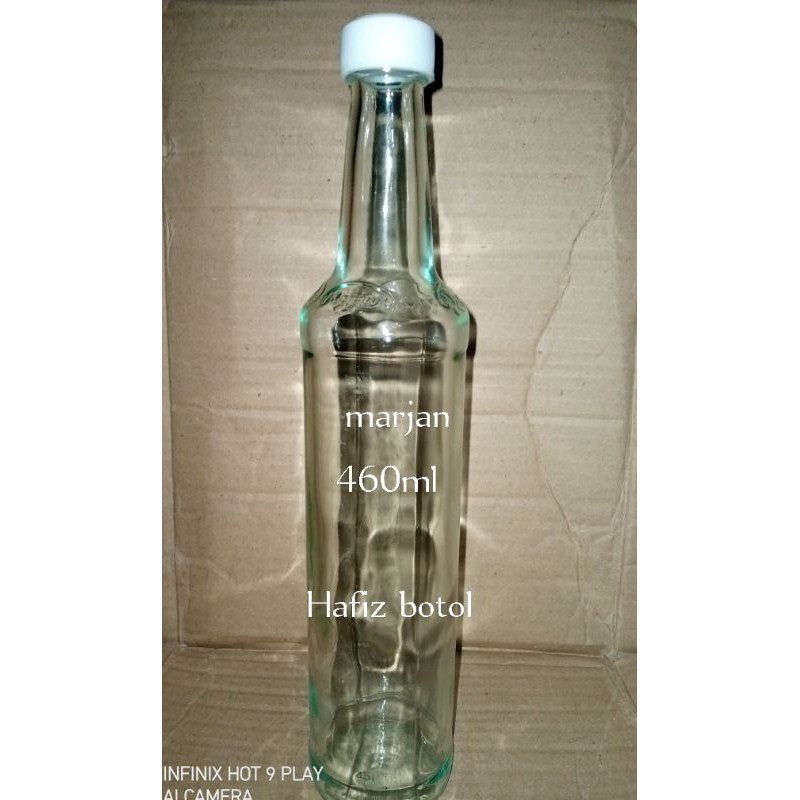 Jual Botol Kaca Bening Ml Marjan Madu Sirup Susu Jamu Minuman