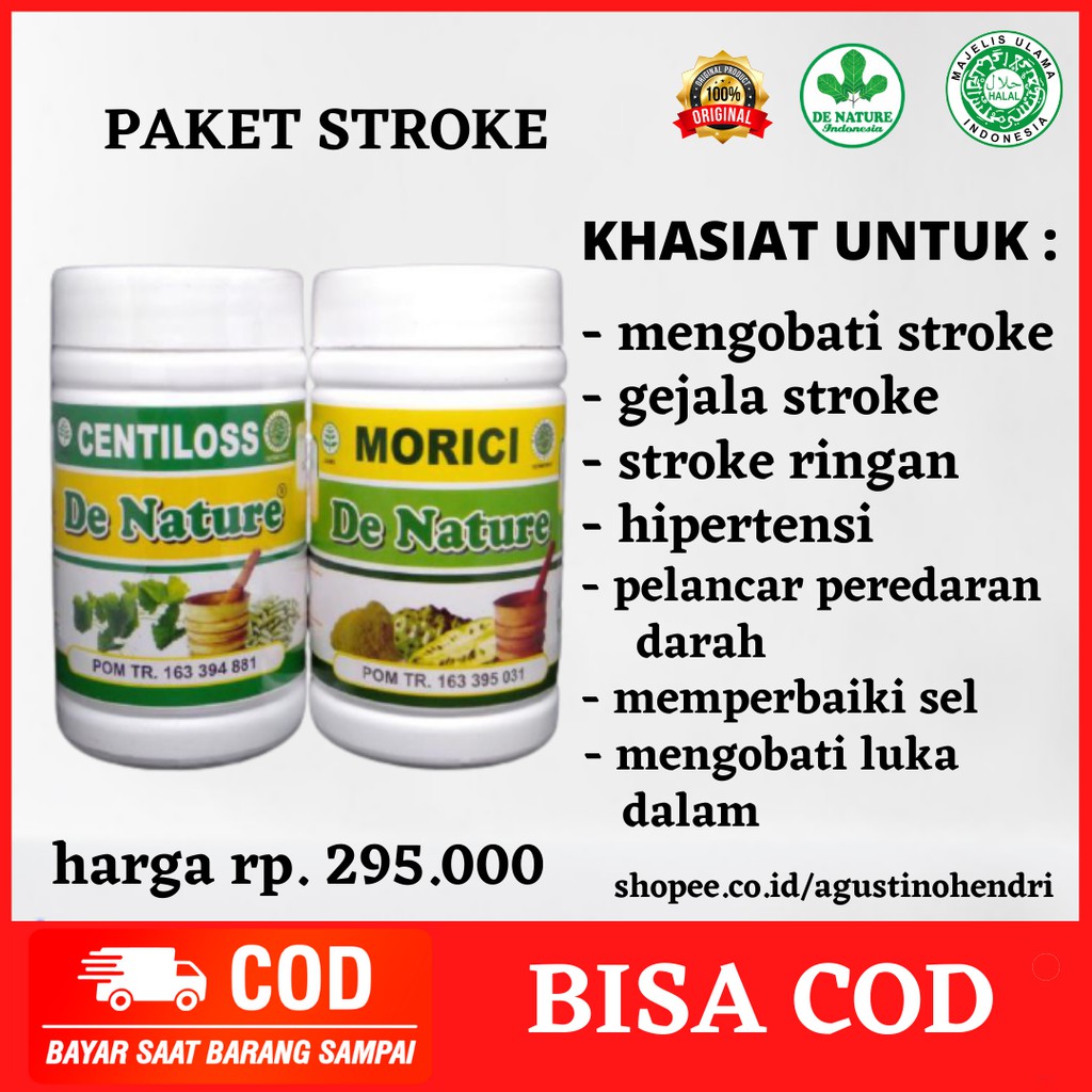 Jual CENTILOSS MORICI CENTILOS DE NATURE OBAT STROK RINGAN LUMPUH SARAF