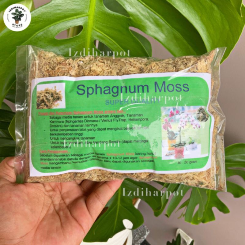 Jual Moss Anggrek Merk Sphagnum Moss Cocok Untuk Media Tanam Bunga