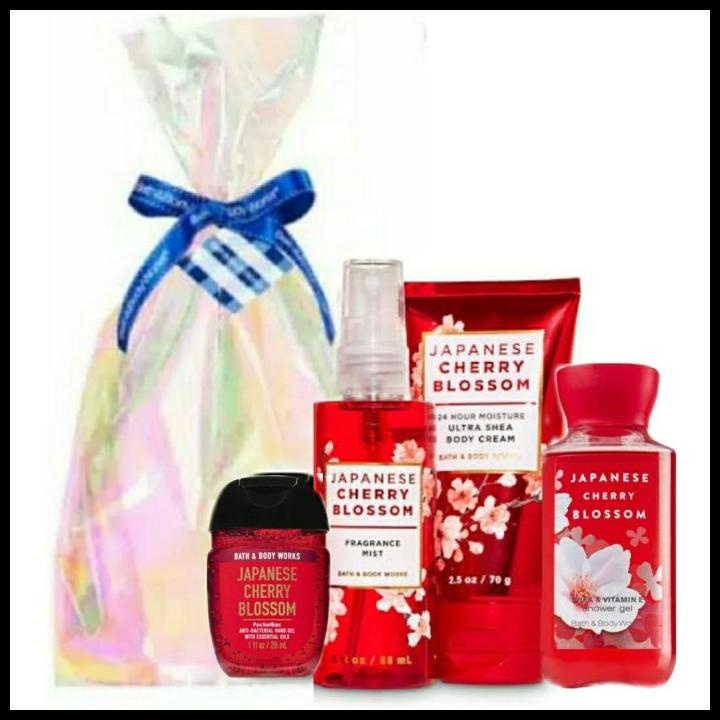 Jual BATH BODY WORKS BBW JAPANESE CHERRY BLOSSOM GIFT SET Shopee