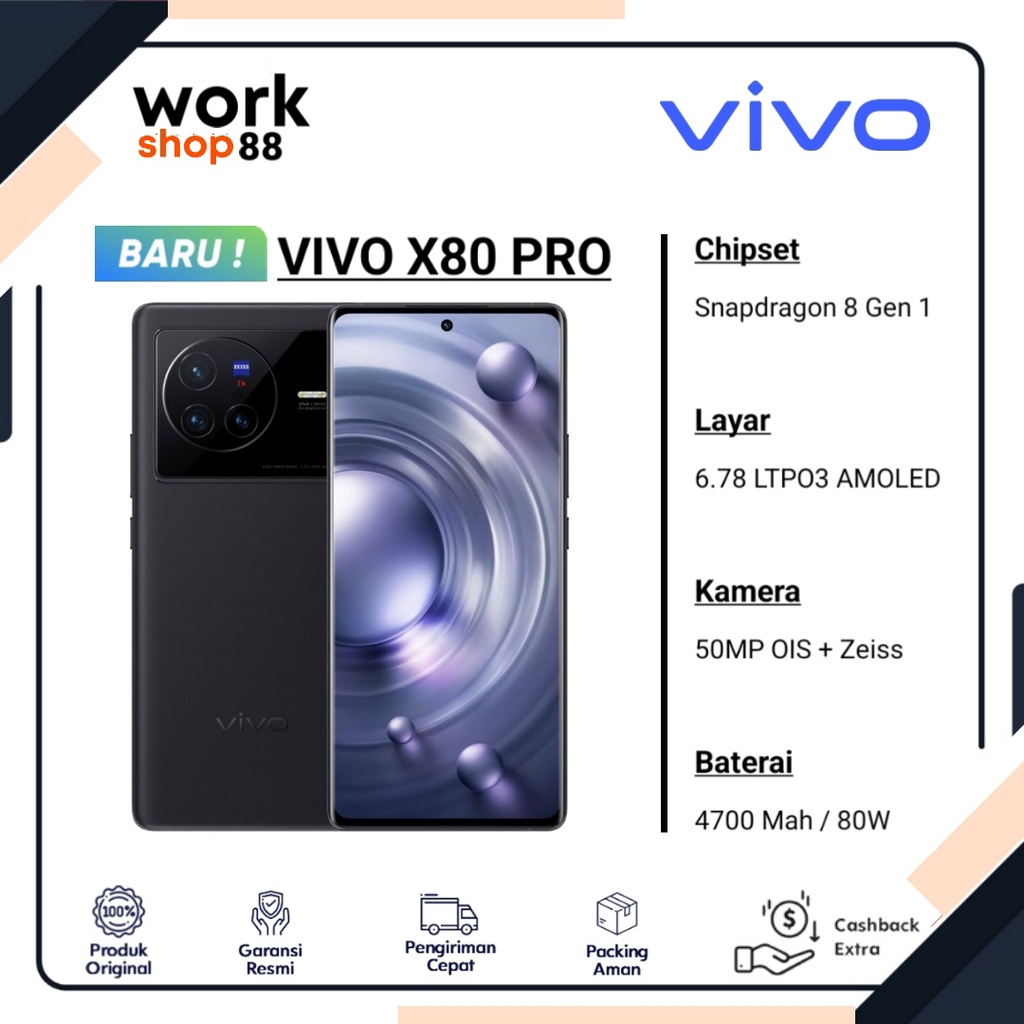 Jual Produk Baru Hp Vivo X X Pro G Gb Gb New