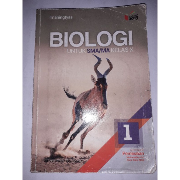 Jual BUKU BIOLOGI UNTUK SMA MA KELAS X 10 BY IRNANINGTYAS ORIGINAL