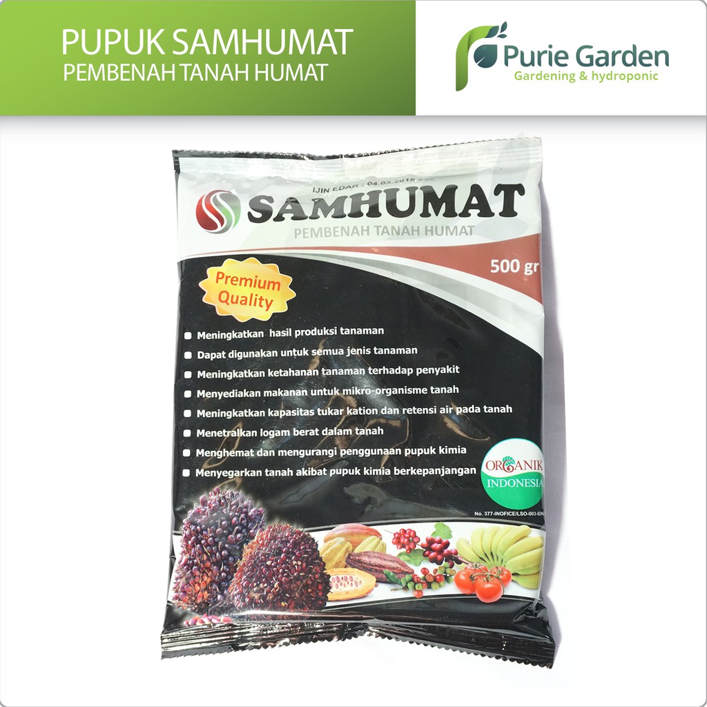 Jual Pupuk Samhumat Pembenah Tanah Humat Gr Shopee Indonesia