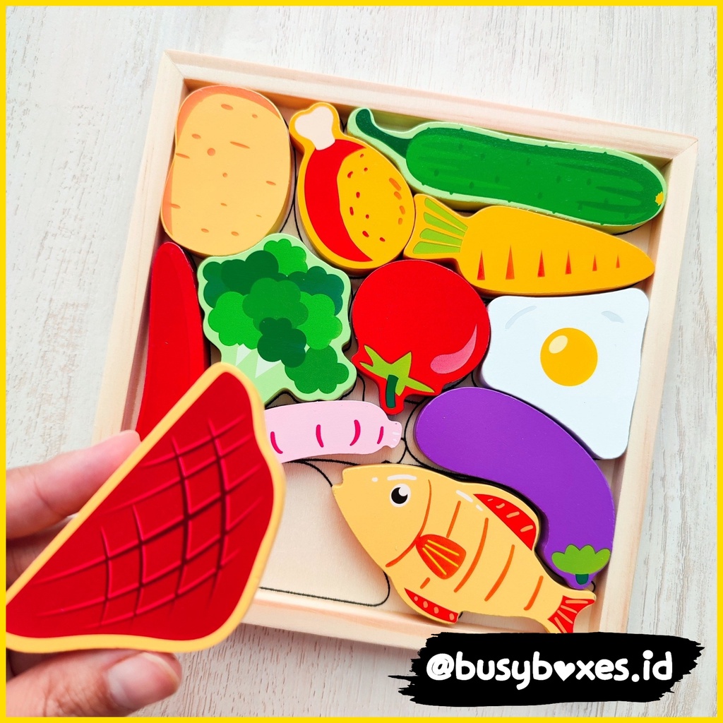 Jual Busyboxes Id Mainan Edukasi Pretend Play Masak Masakan Bahan