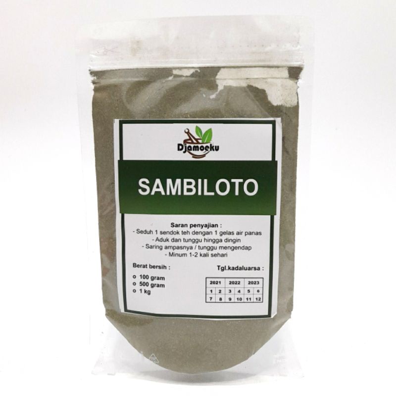 Jual Sambiloto Bubuk 1 Kg Murni 100 Shopee Indonesia