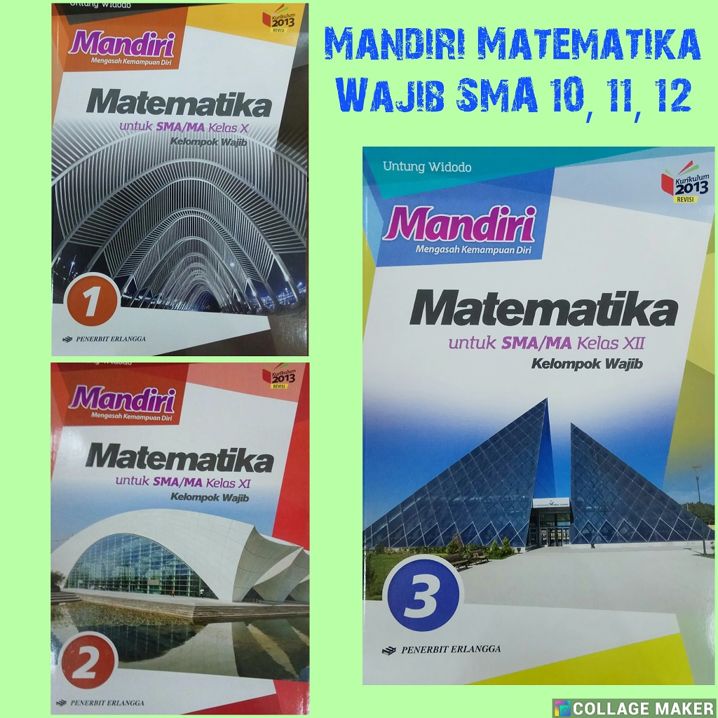 Jual Mandiri Matematika Wajib Sma Kelas Kurikulum Revisi