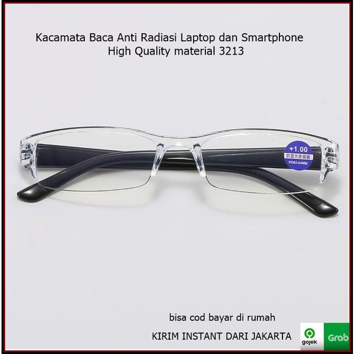 Jual Kacamata Baca Lensa Plus Anti Radiasi Anti Blue Light S D