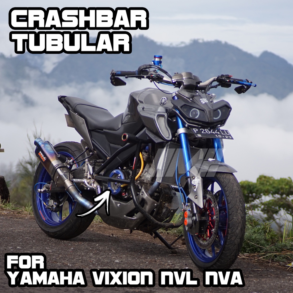 Jual CRASHBAR TUBULAR UNTUK YAMAHA VIXION SERI NVL NVA Shopee Indonesia