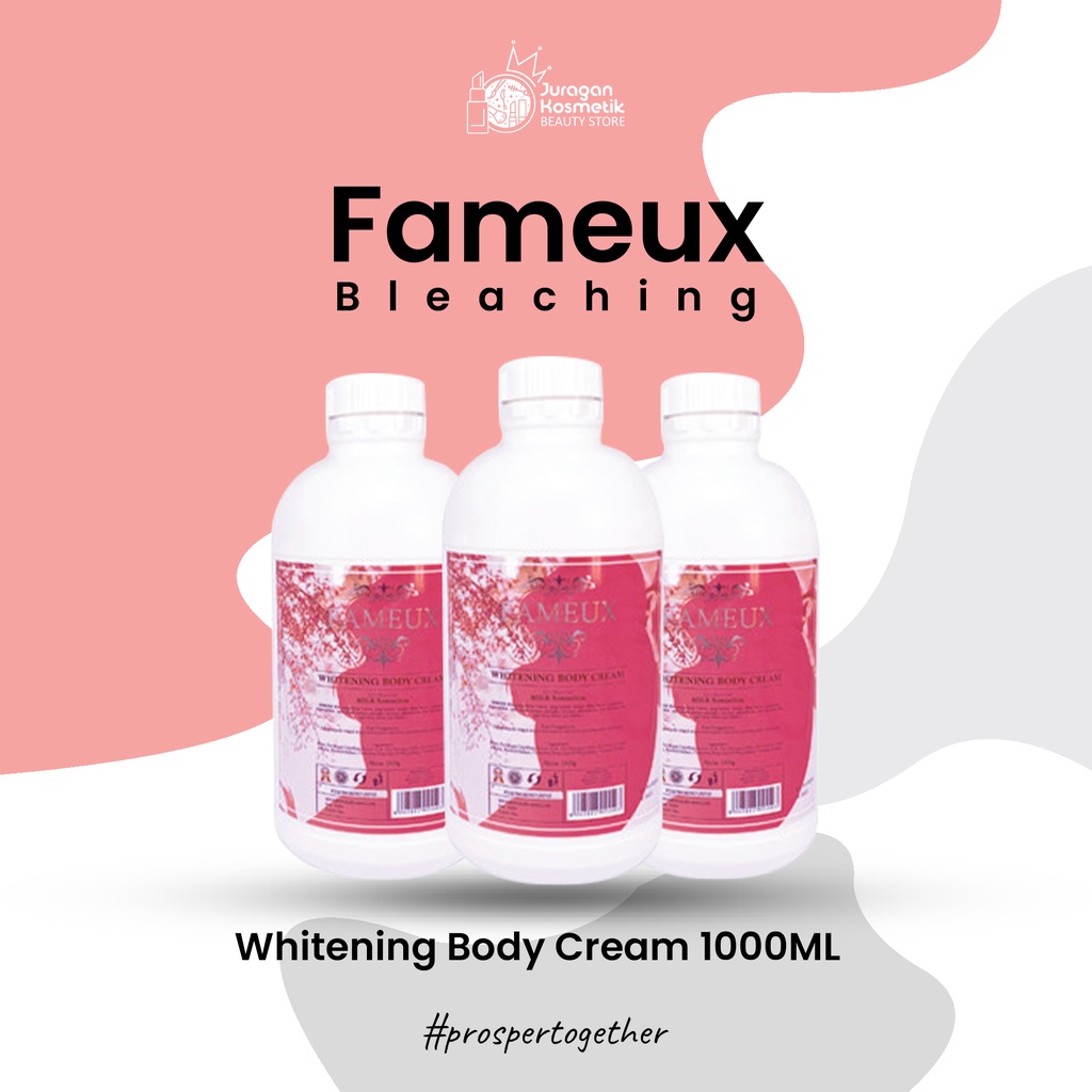 Jual Fameux Whitening Body Cream Bleaching Ml Shopee Indonesia