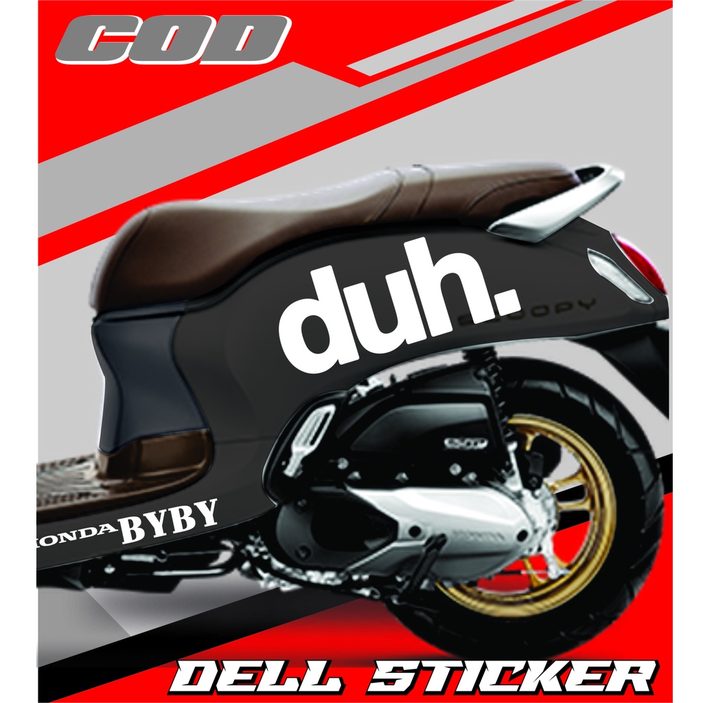 Jual Stiker Scoopy DUH Striping Scoopy Cutting Sticker Terbaru All