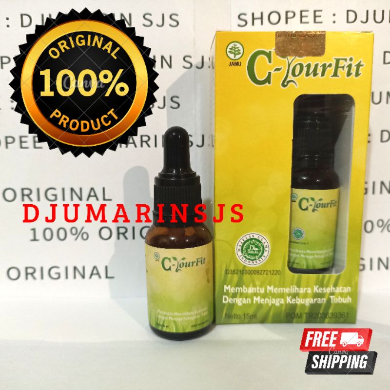 Jual C Yourfit Jamu Herbal Jamu Tetes Ml Original Shopee