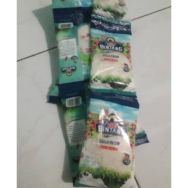 Jual Gula Pasir 1000 Bintang Sachet 1 Renceng Isi 10 Pcs Shopee