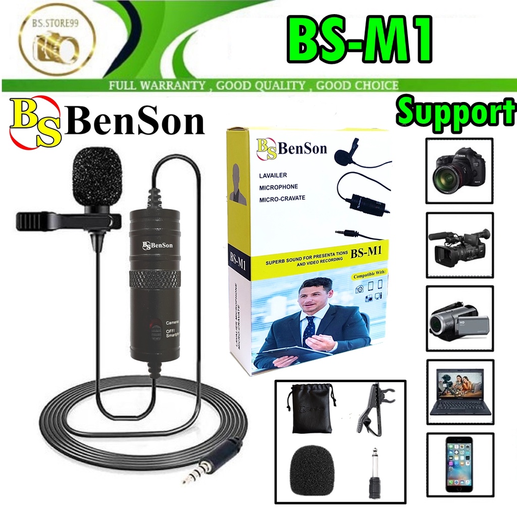 Jual Mic Boya By M Mic Clip On Lavalier Boya M Boya By M Benson