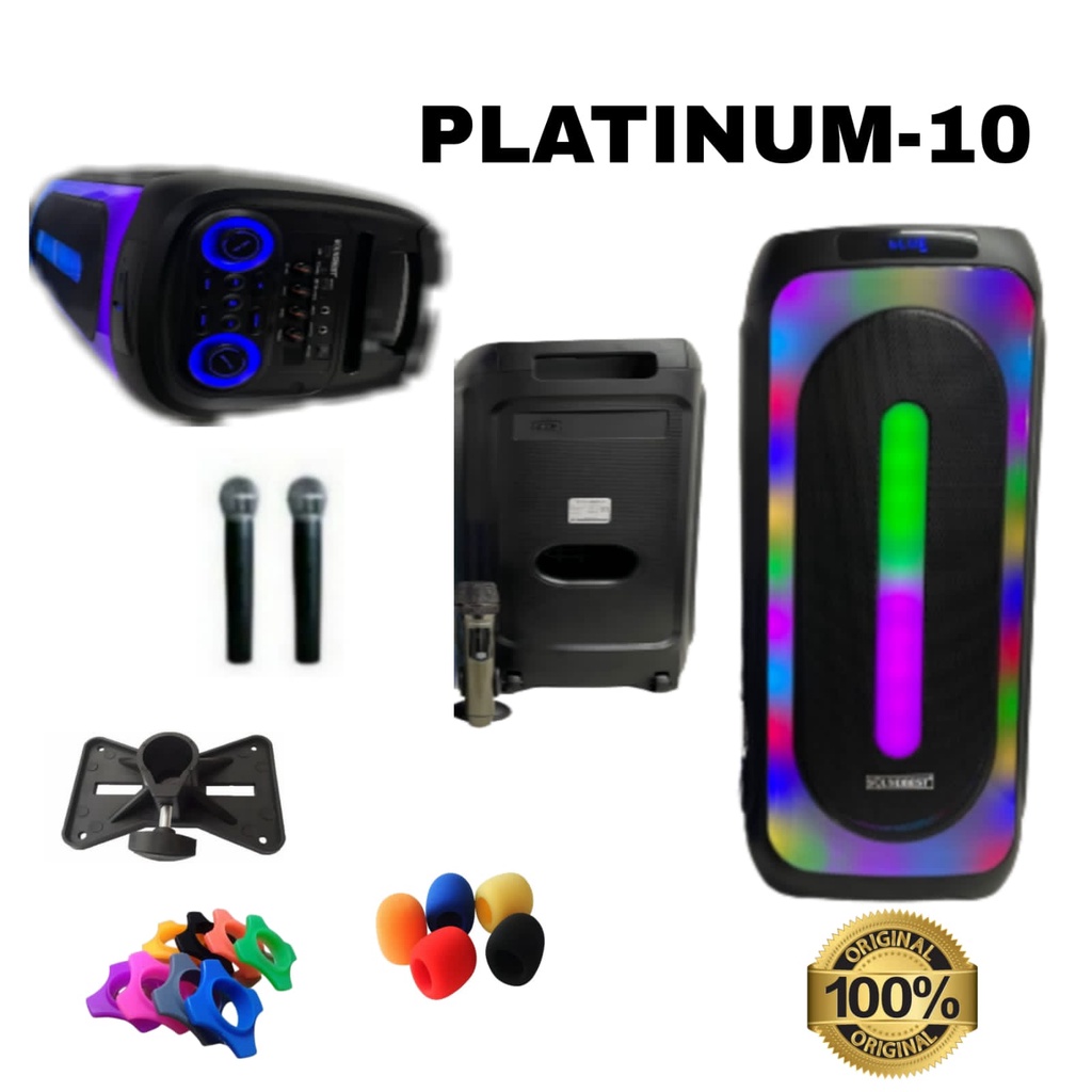 Jual Speaker Portable Wireless Soundbest Platinum 10 Original Shopee