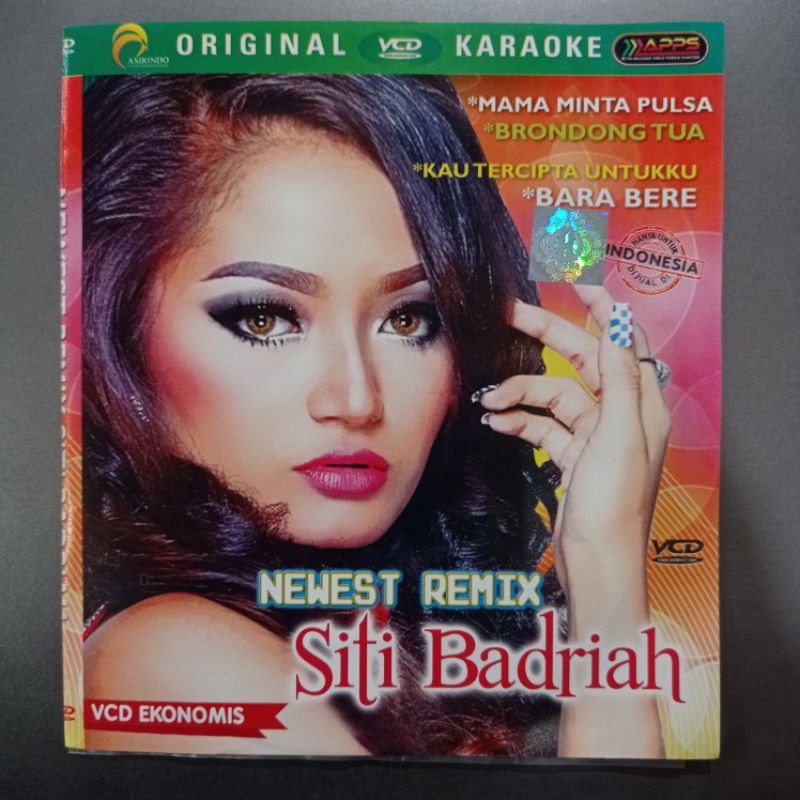 Jual KASET VCD DVD ORIGINAL KARAOKE NEW REMIX SITI BADRIAH Shopee