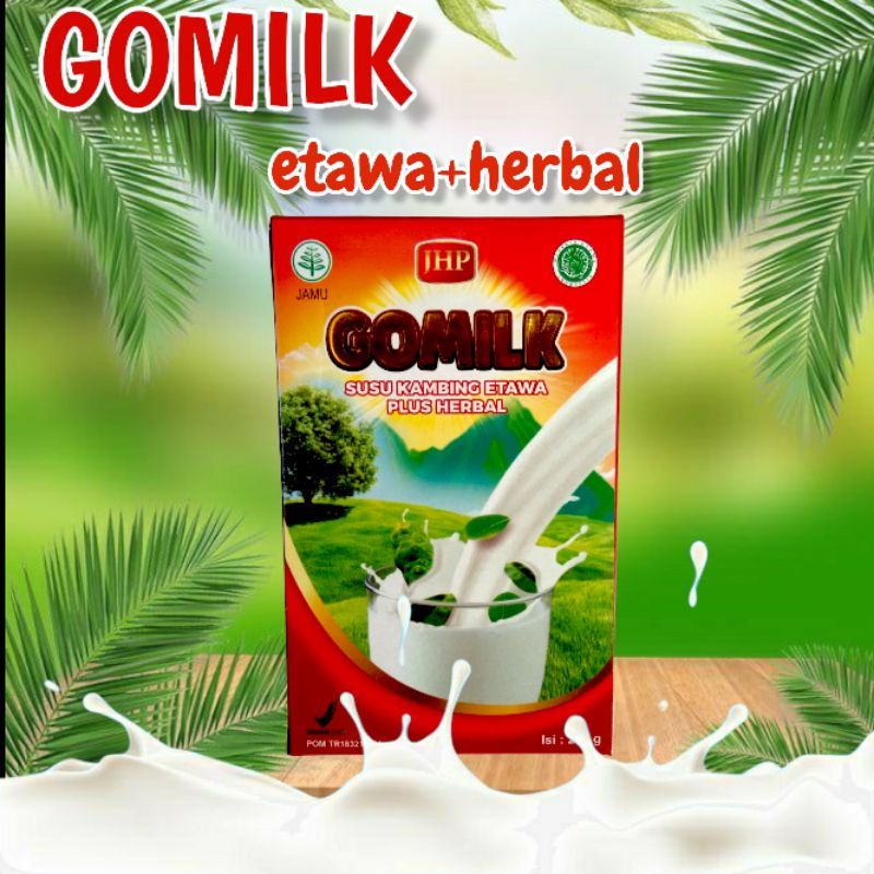 Jual GOMILK SUSU KAMBING ETAWA Plus Herbal Susu Kesehatan Untuk Semua