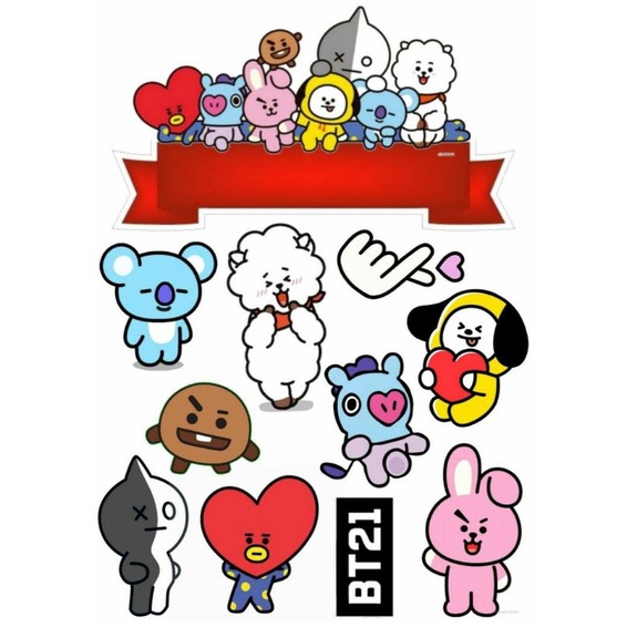 Jual TOPPER BT21 MODEL 2 Shopee Indonesia