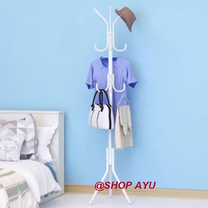 Jual Multifunction Stand Hanger Gantungan Berdiri Hanger Gantungan Baju