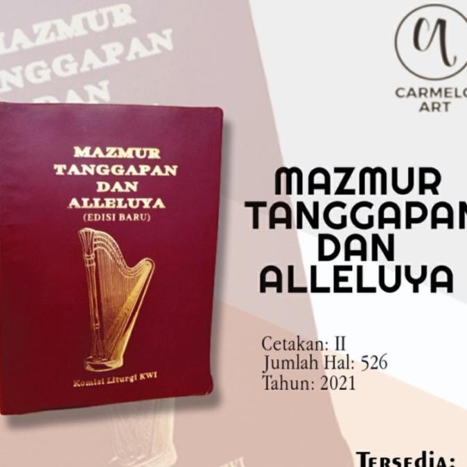 Jual MAZMUR TANGGAPAN DAN ALLELUYA EDISI BARU Shopee Indonesia